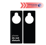 Do Not Disturb Reusable Signs - Set of 100 - Front Desk Supply