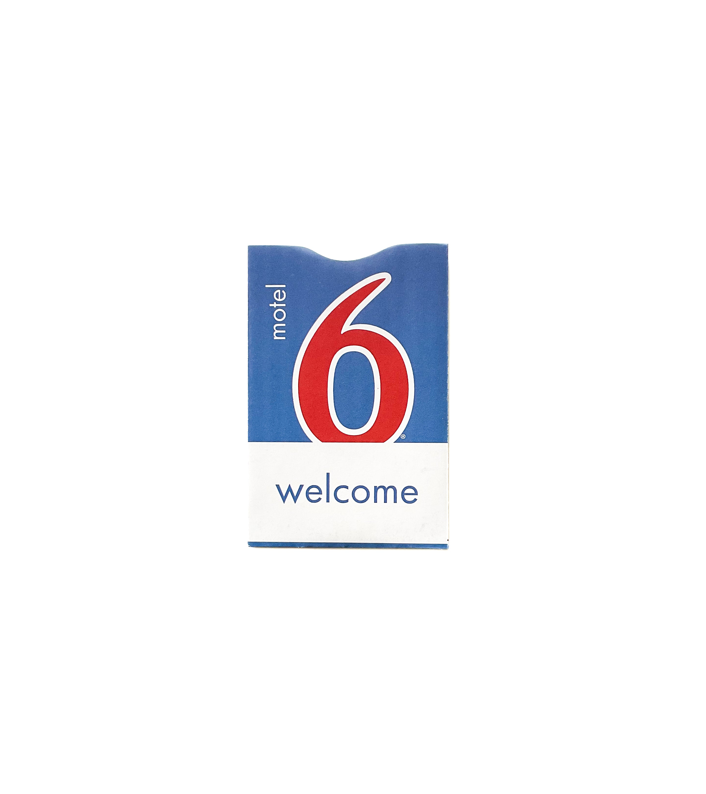 Motel 6&reg; Key Sleeves - Box of 1,000 - Front Desk Supply