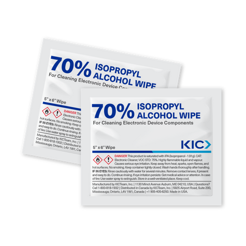 Individually Wrapped 70% IPA Sanitizing Wipes For Electronics and Key Cards - Case of 500 - Front Desk Supply
