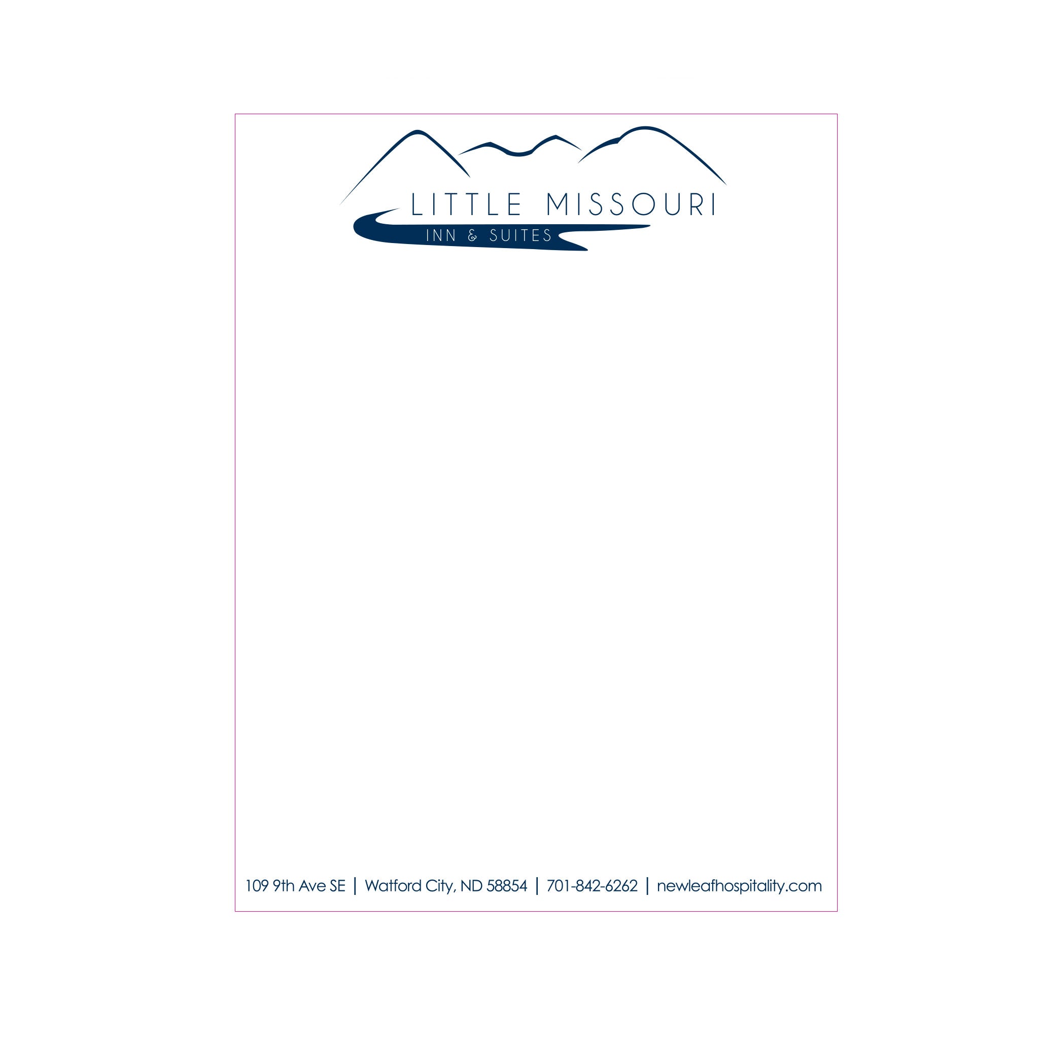 Little Missouri Watford Notepads (500 Notepads cards per box / $200 per box)