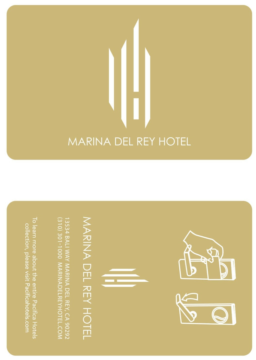 Marina Del Rey MF1K RFID Key Card - Front Desk Supply