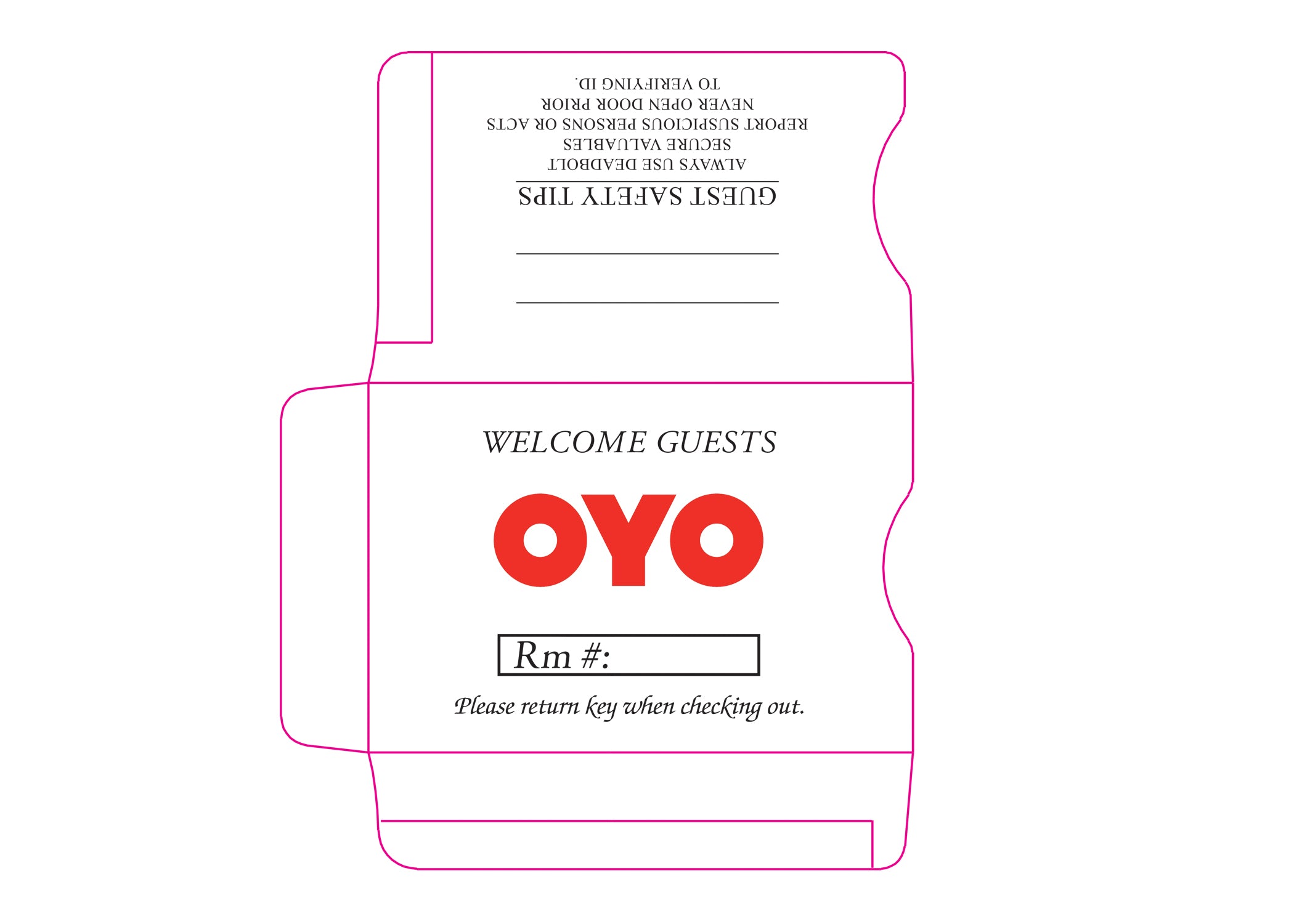 OYO&reg; Key Sleeves - Box of 500 - Front Desk Supply