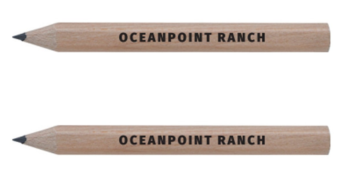 Oceanpoint Ranch Custom Pencil (144 pencils per box / 4 boxes per order / $64 per order)