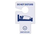 Lock Insert Style Do Not Disturb Signs - Set of 50 - Front Desk Supply