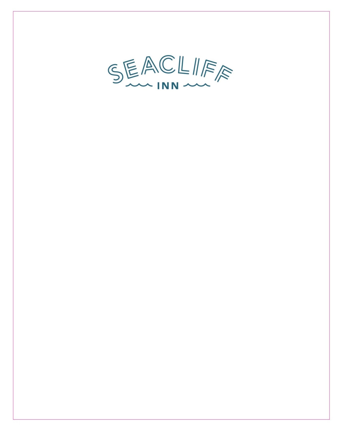 Seacliff Inn Notepads - Front Desk Supply