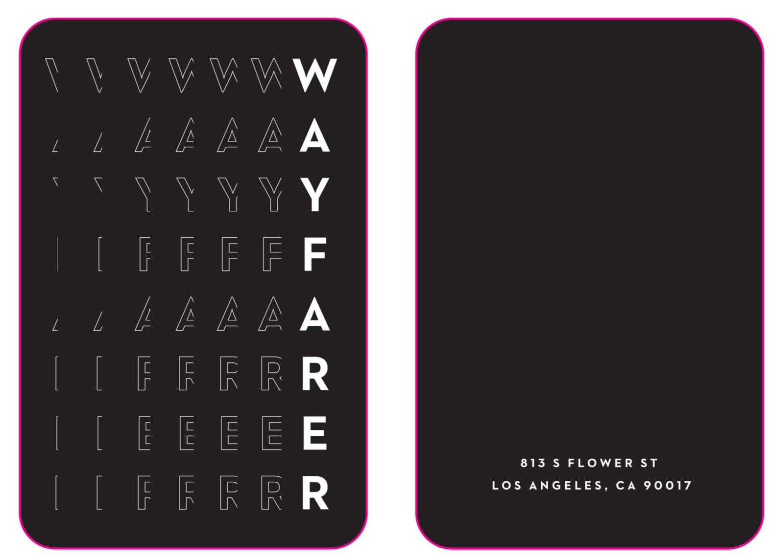 Wayfarer DTLA mf1k RFID Key Cards (500 cards per box / $150 per box)
